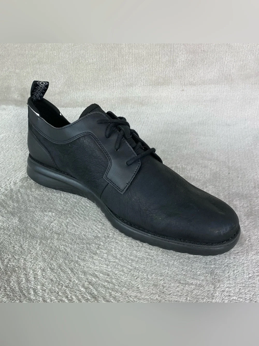 UGG Union Derby Mens Oxford Shoes Size 13 Black Leather Waterproof Treadlite NEW